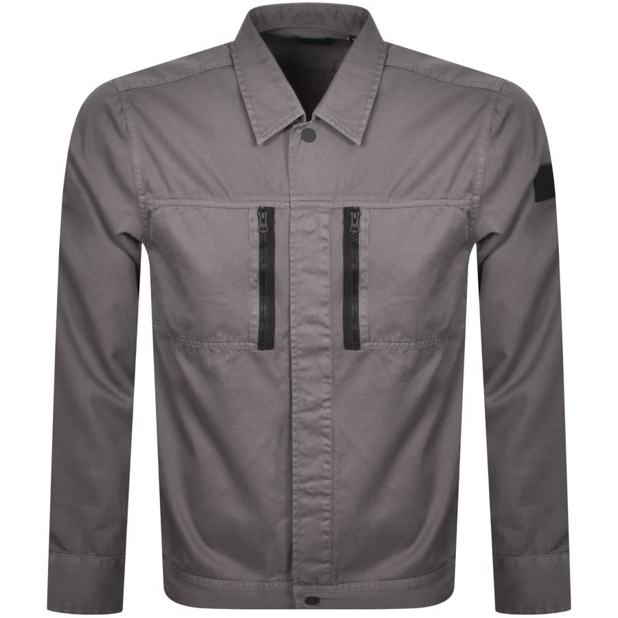 Alternative Image for ProductBOSS Lowy Overshirt Jacket Grey1
